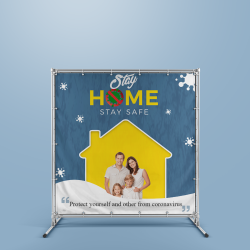 Stay Home Stay safe Banner